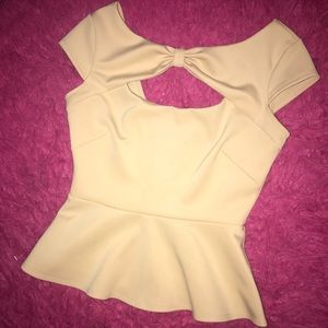 Peplum shirt